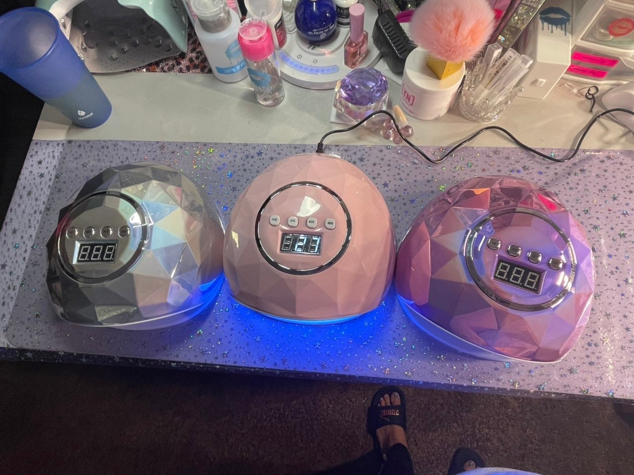 Prettiest lamps in the nail game! 80 watt diamond lamp! Beautiful asthetic!