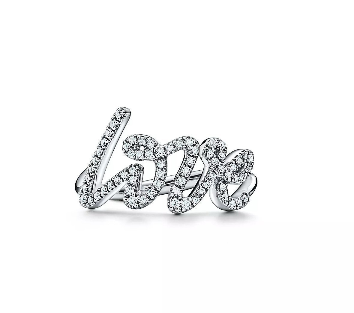 18k Love Ring SIZE 8