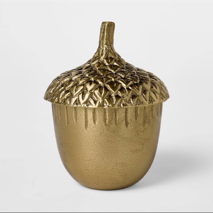 Cast Metal Acorn Canister - Threshold™ designed with Studio McGee