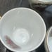 Victorian, gold trimmed, antique like, mini coffee cups with saucer plates