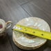 Victorian, gold trimmed, antique like, mini coffee cups with saucer plates