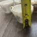 Victorian, gold trimmed, antique like, mini coffee cups with saucer plates