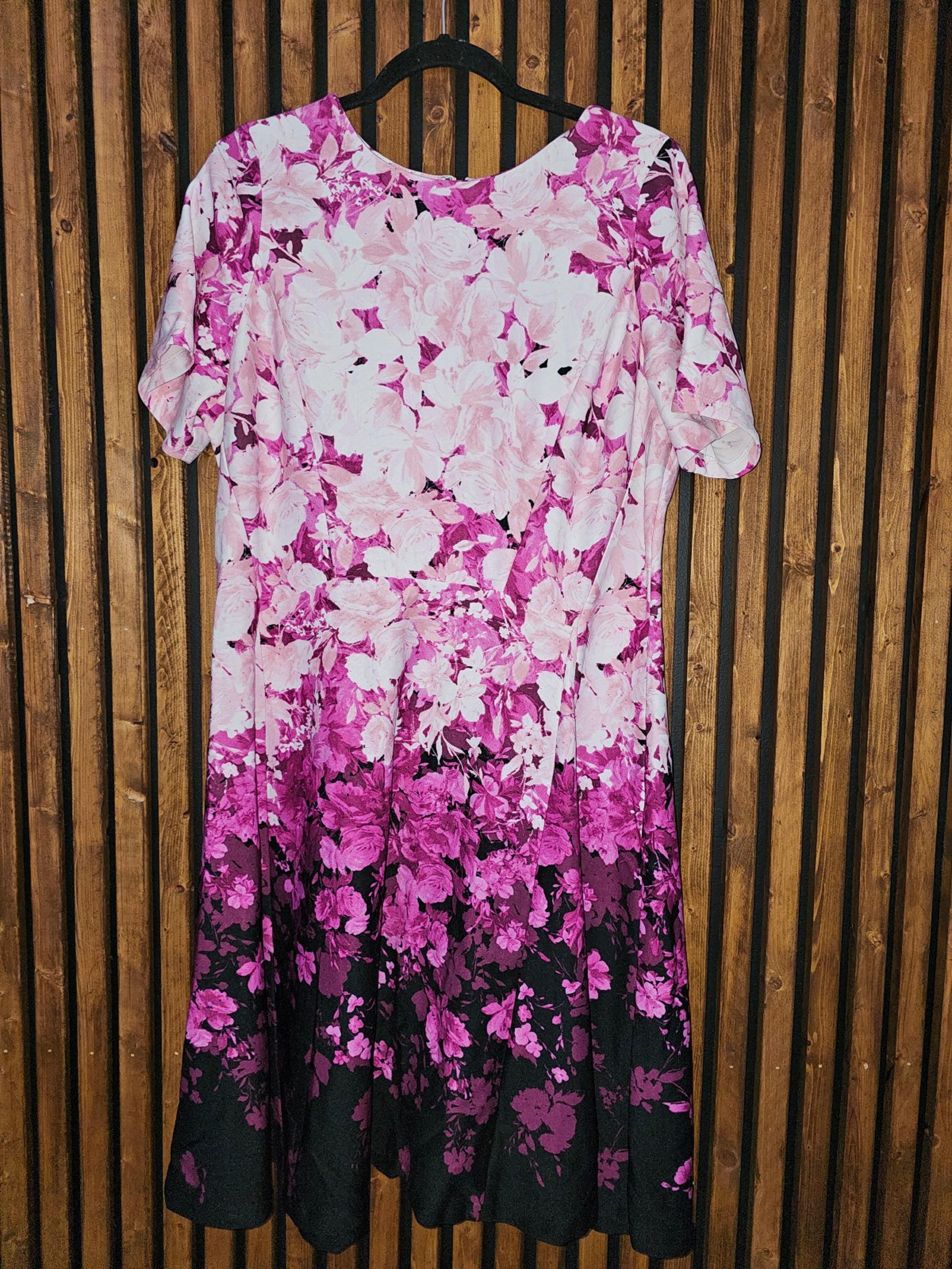 Lane bryant floral work dress