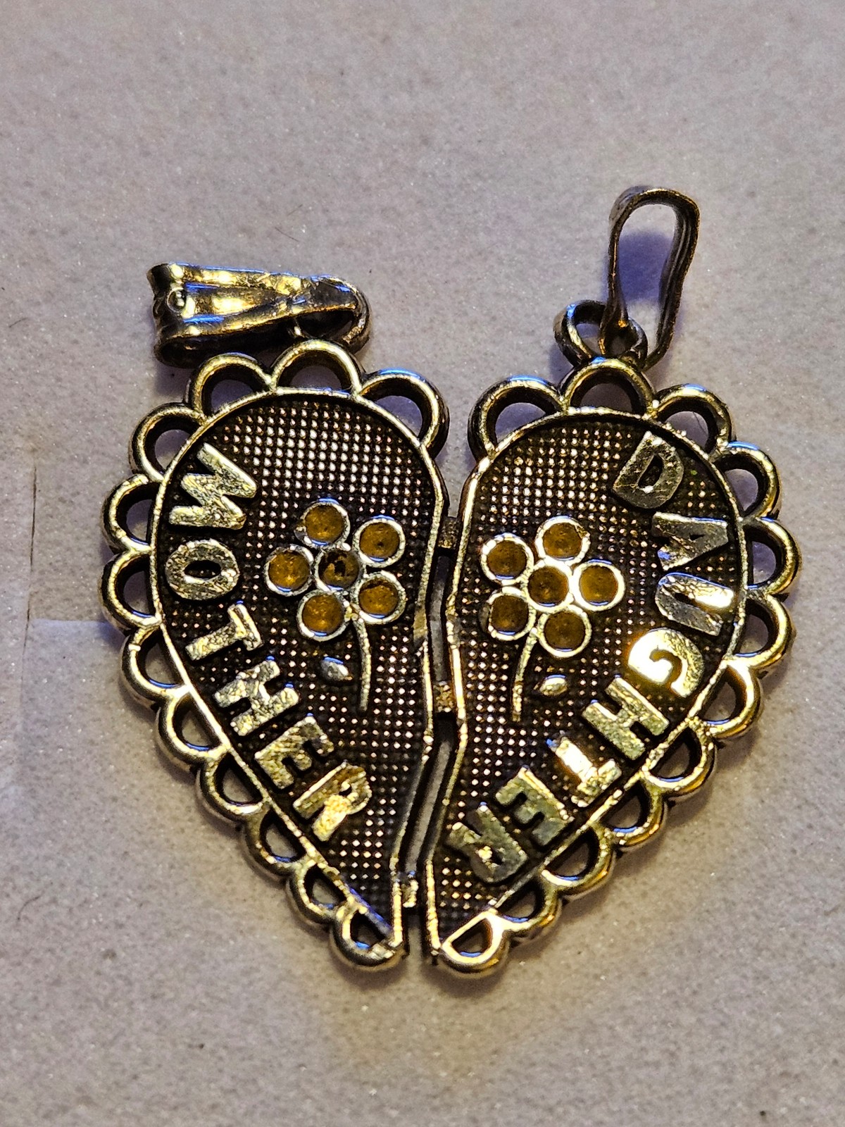 Sterling Silver 925 Mother/Daughter Break Away Pendant