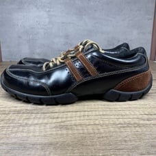 Rockport XCS~Colfax~9.5 M~Black Leather Brown Suede ~APM 70881 Casual Oxfords