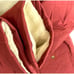 NEW Women's Sherpa Lined Quilted Jacket Red Hooded Coat by Eden Society Size S