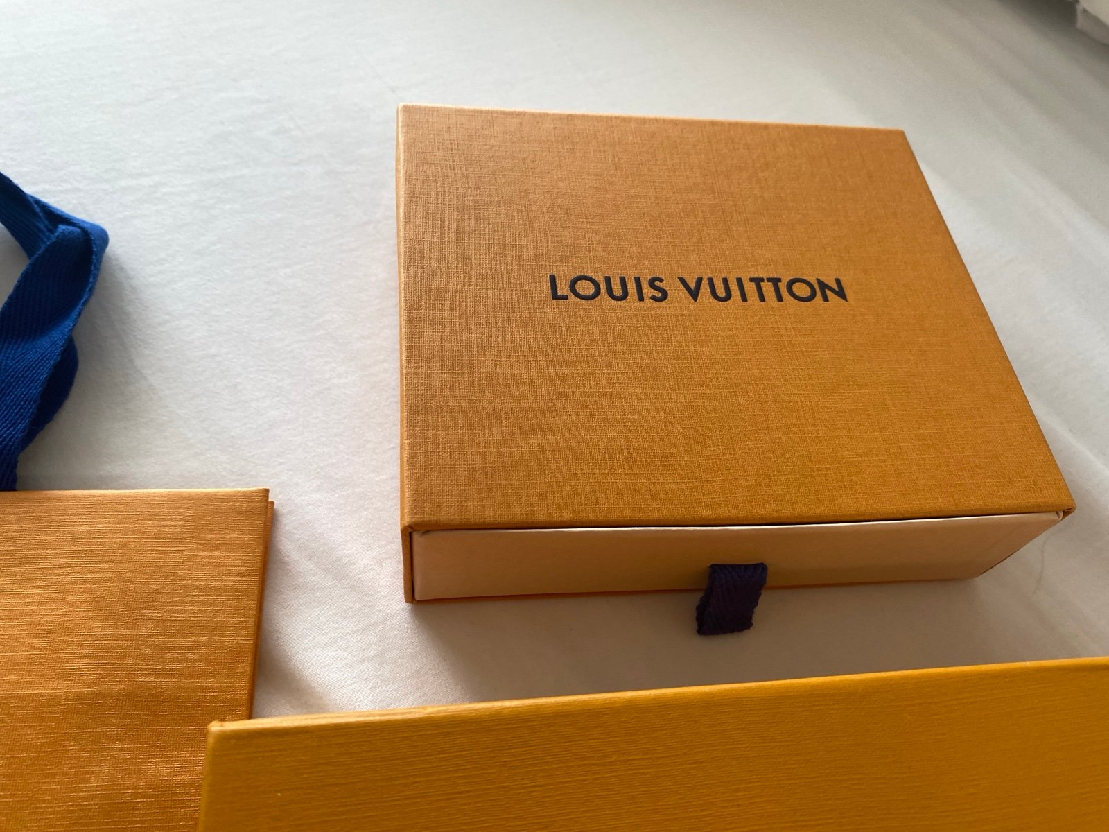 Louis Vuitton boxes and bag