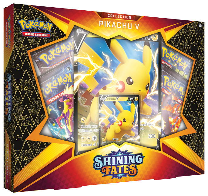 Pokemon: Shining Fates Pikachu V Box 6ct Case