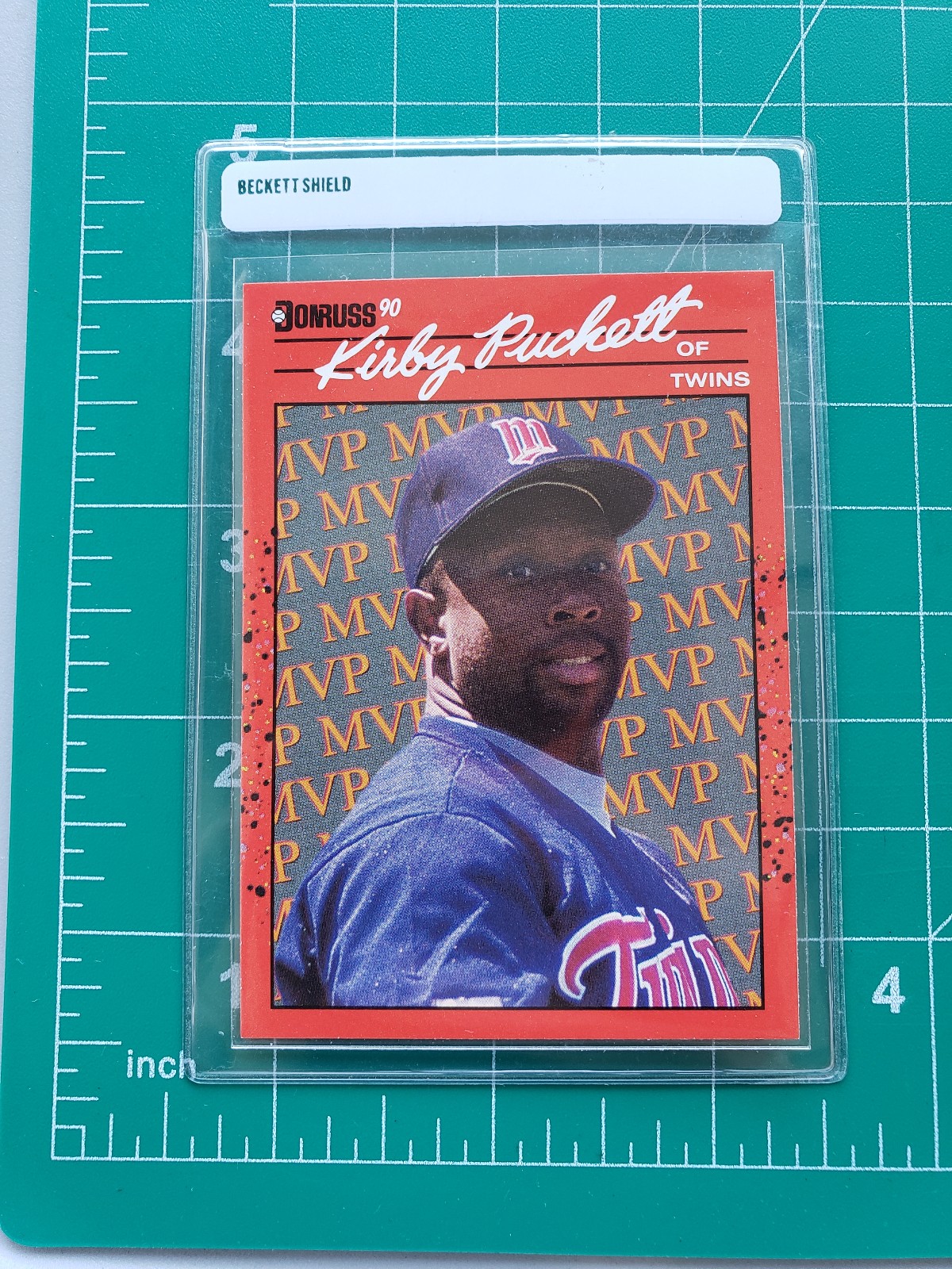 1990 Donruss Kirby Puckett #BC-8 Error Card wrong Date of Birth. RARE. NM