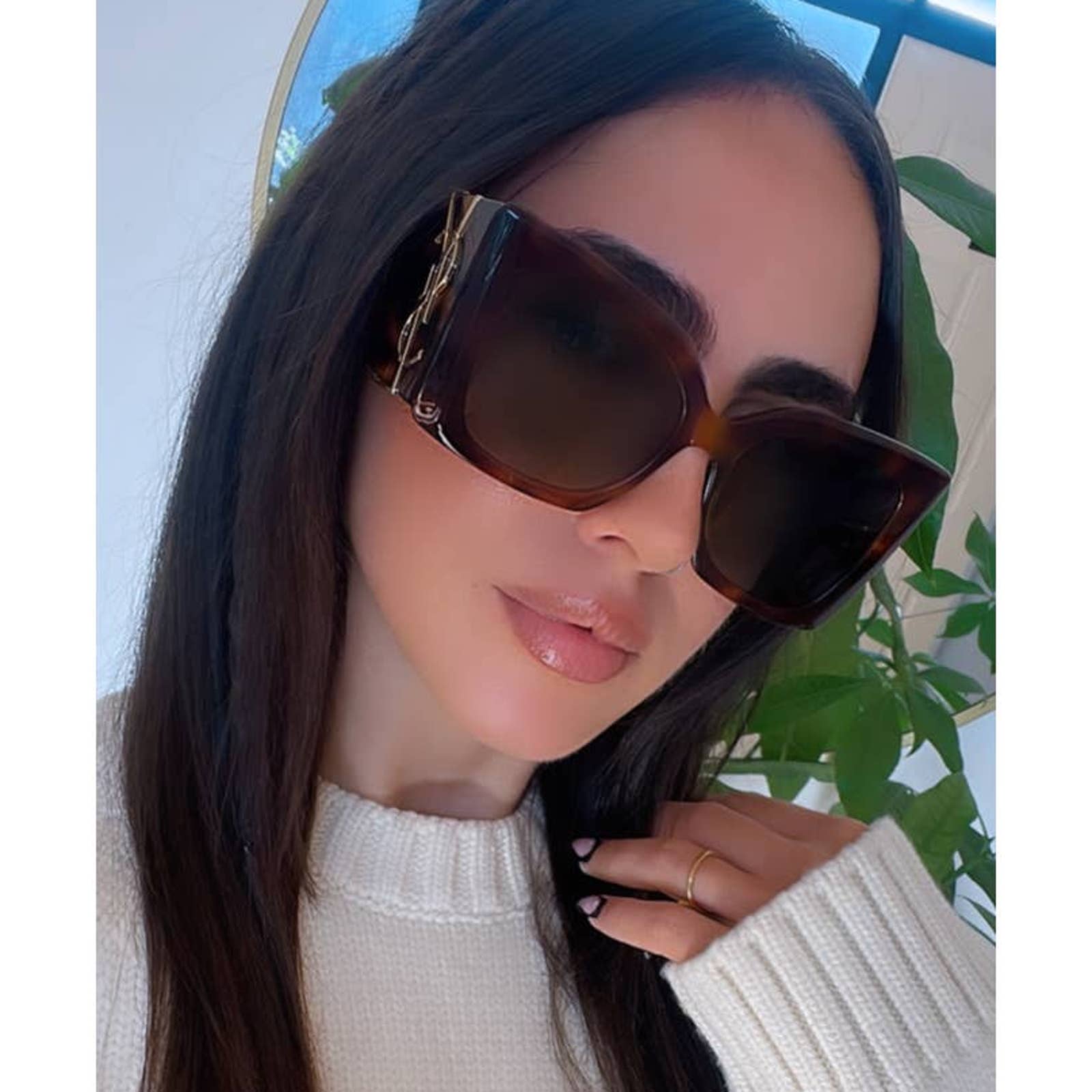 NEW Saint Laurent SLM119 Blaze Brown Sunglasses