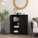 33.5 Storage Cabinet Modern Kitchen Cupboard, Black