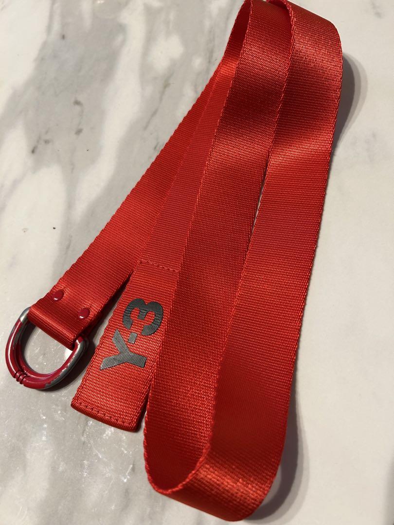 y-3 Belt, Red, Size L