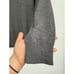 Neiman Marcus 100% Superfine Cashmere Sweater XL Gray V Neck Men's Pullover