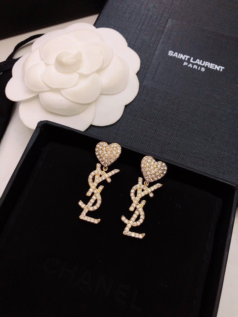 Rhinestone earrings