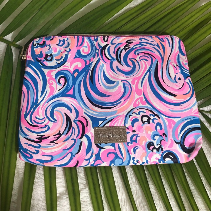 Lilly Pulitzer tech cover zip pouch zip