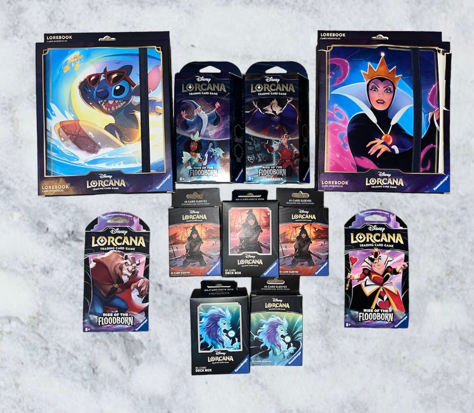 Disney Lorcana Trading Card Game Bundle rise of the floodborn collection