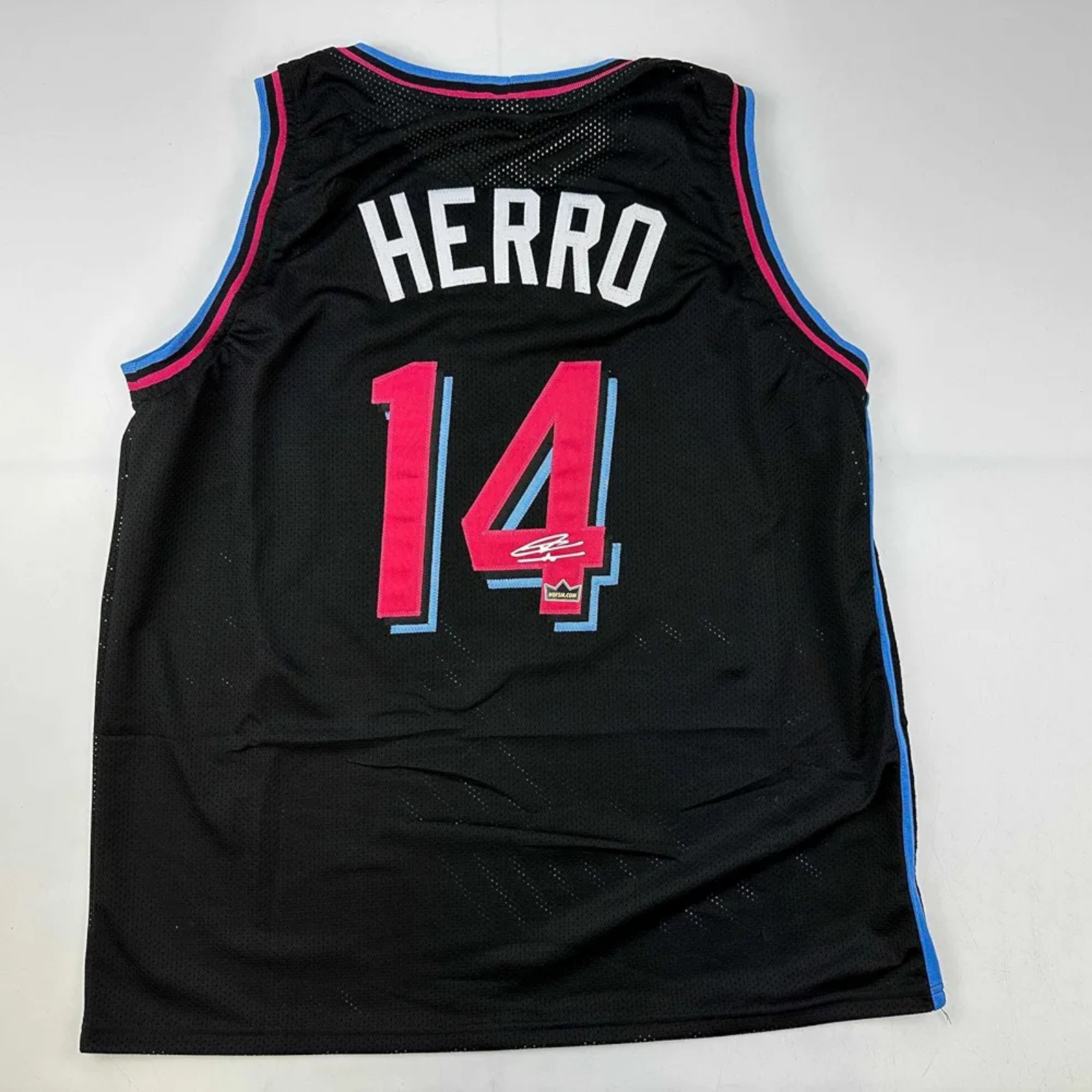 New Autographed Herro Miami Heat Jersey