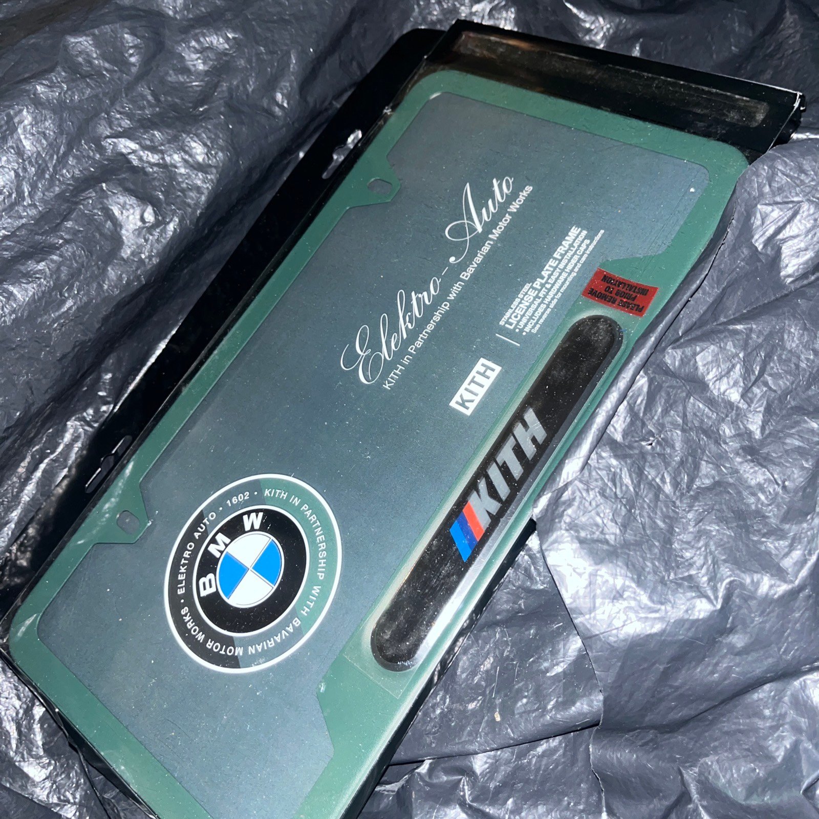 Kith BMW Car Plate Vitality