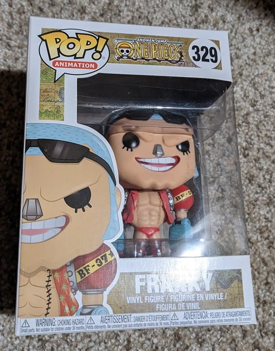 [Near Mint] Franky with Accurate Nose Funko Pop! 329 | One Piece | Silver Nose