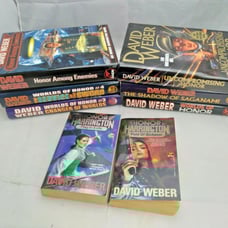 8 David Weber Books 6 HC 2 PB Great Condition