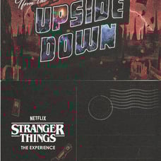 Stranger Things Greetings from the Upside Down Netflix The Experience Postcard