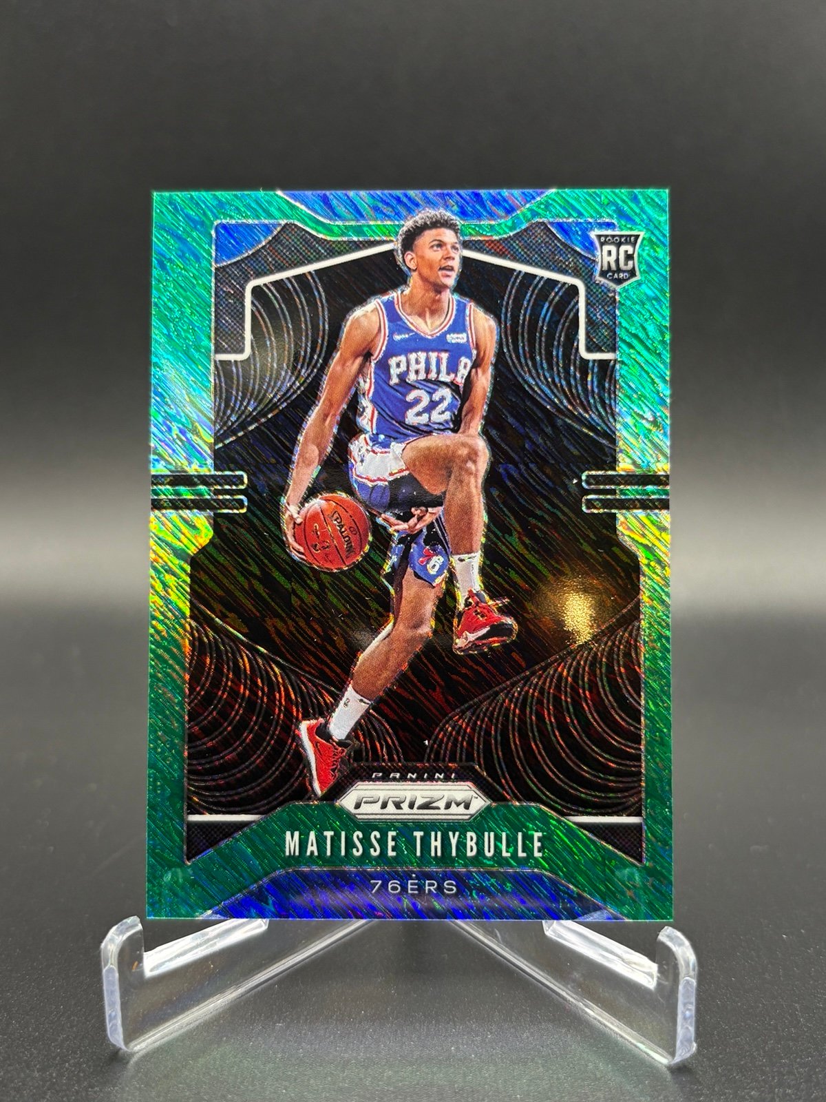 2019-20 Panini Prizm Matisse Thybulle RC Green Shimmer /25 #290