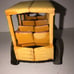 VINTAGE CAST IRON MODEL T WOODY FORD SEDAN BUS TAXI