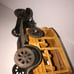 VINTAGE CAST IRON MODEL T WOODY FORD SEDAN BUS TAXI