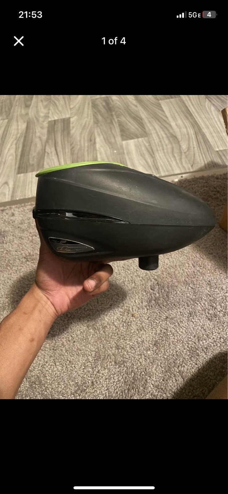 Hopper! Dye Rotor R2 Loader - Black/Green (PRICE FIRM)