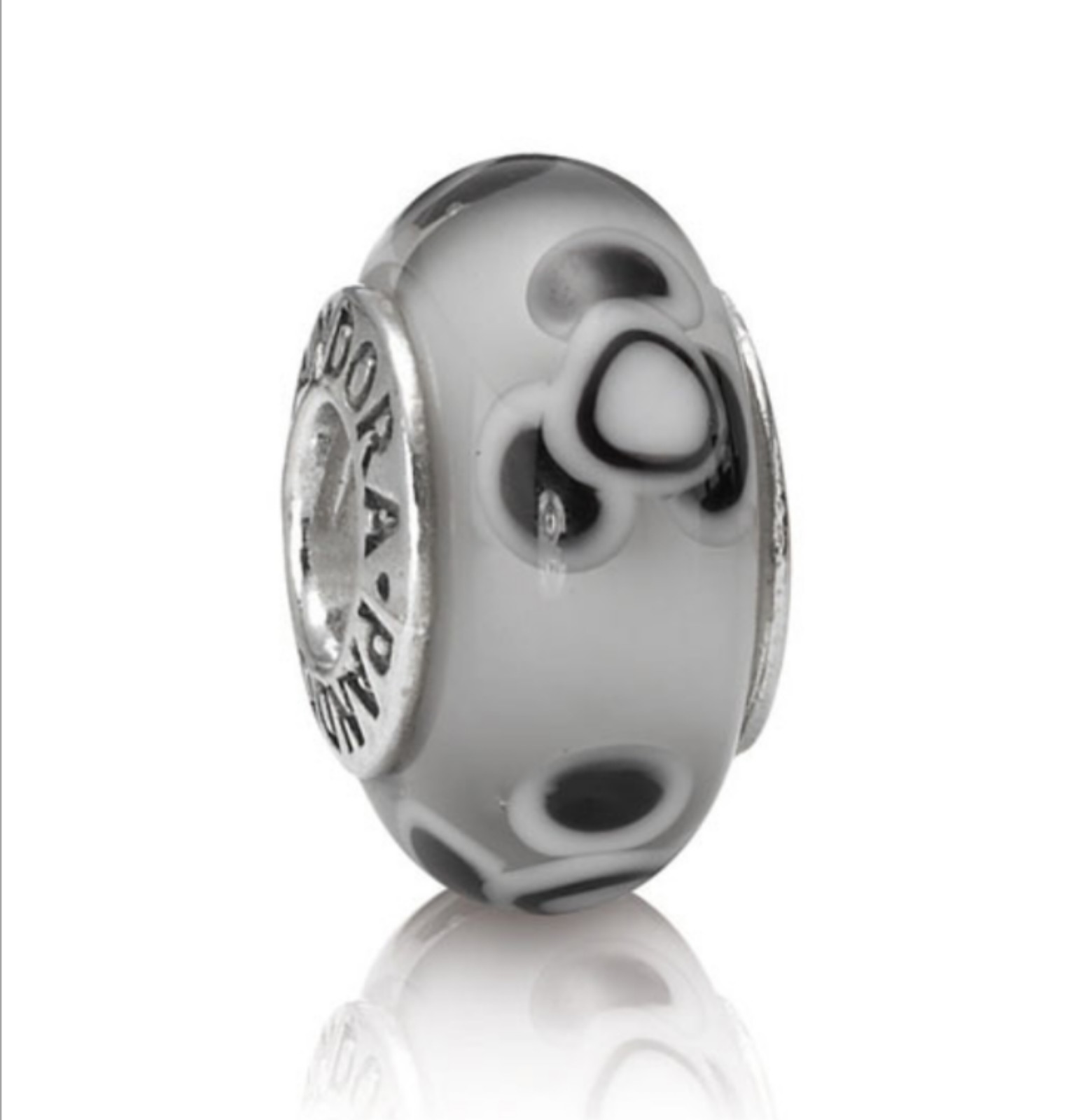 ʕ·ᴥ·ʔAuthentic PandoraFlowers For You Grey Charm