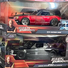 Jada 1972 Datsun 240Z Nissan Skyline 2000 GT-R fast & furious set of 2 1:24