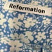 Reformation Crimini Midi Dress in Azzurro Floral Print
