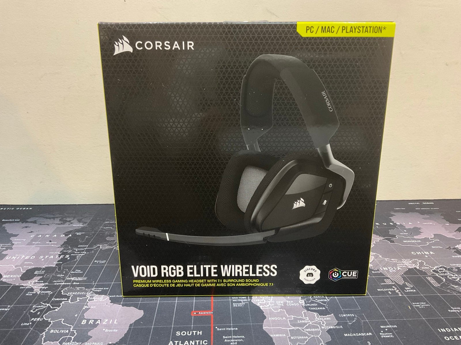 Corsair VOID RGB Elite Wireless Gaming Headset - Carbon (CA-9011201-NA) NIB