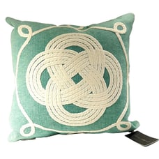 Liora Manne Indoor Outdoor Knot Pillow Beach Home Modern Decor Patio Deck Boat