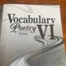 Abeka 12th grade Vocabulary Poetry lot BRAND NEW