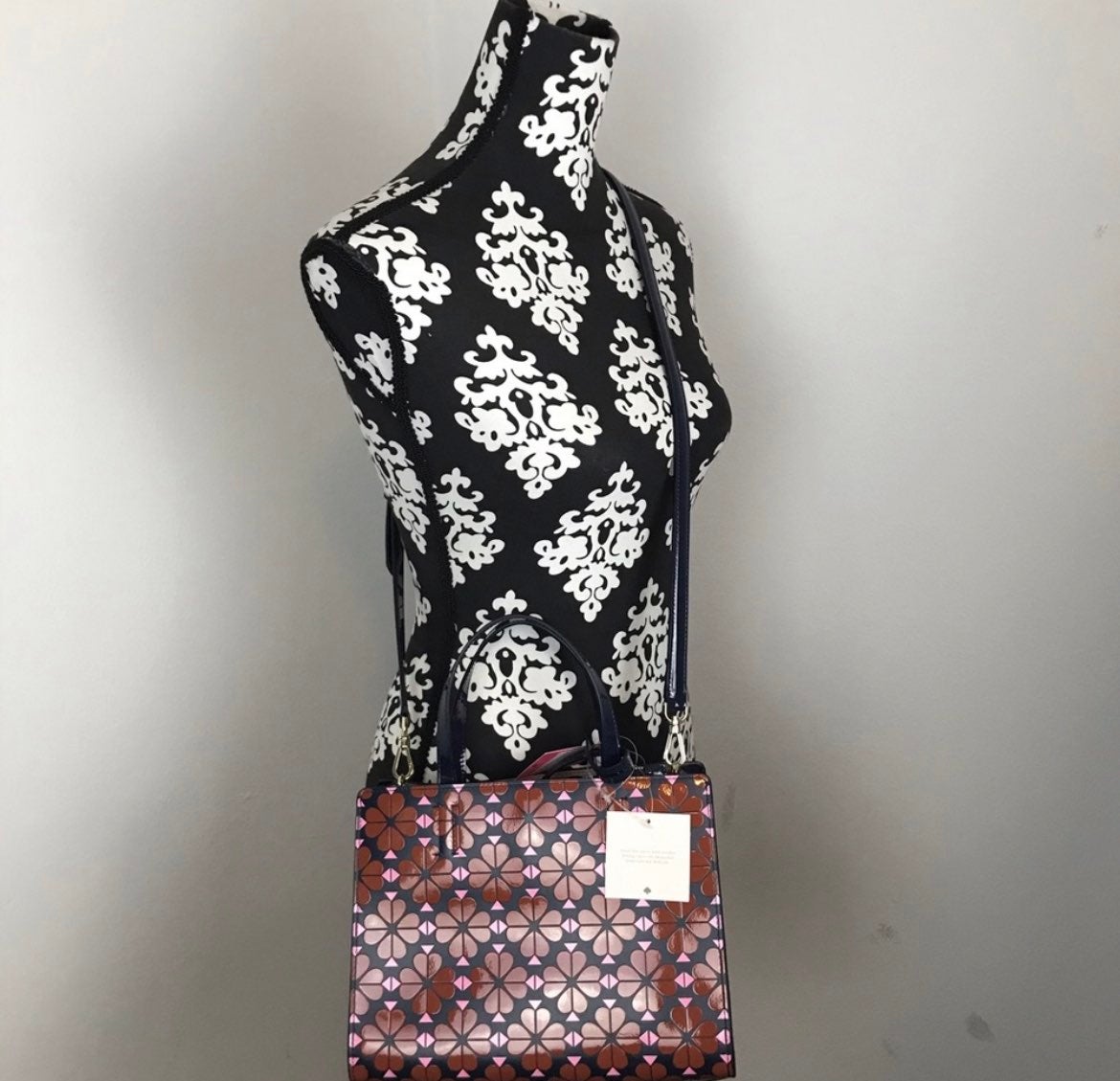 Kate Spade Floral Spade Medium Satchel Bag NWT.