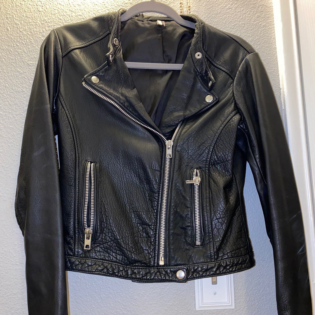 Real leather jacket