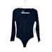 NWT Everlane Small Black Sleeve V-Neck Thong Bodysuit