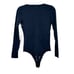 NWT Everlane Small Black Sleeve V-Neck Thong Bodysuit