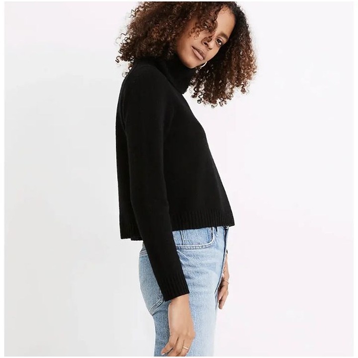 Madewell cashmere deals mockneck