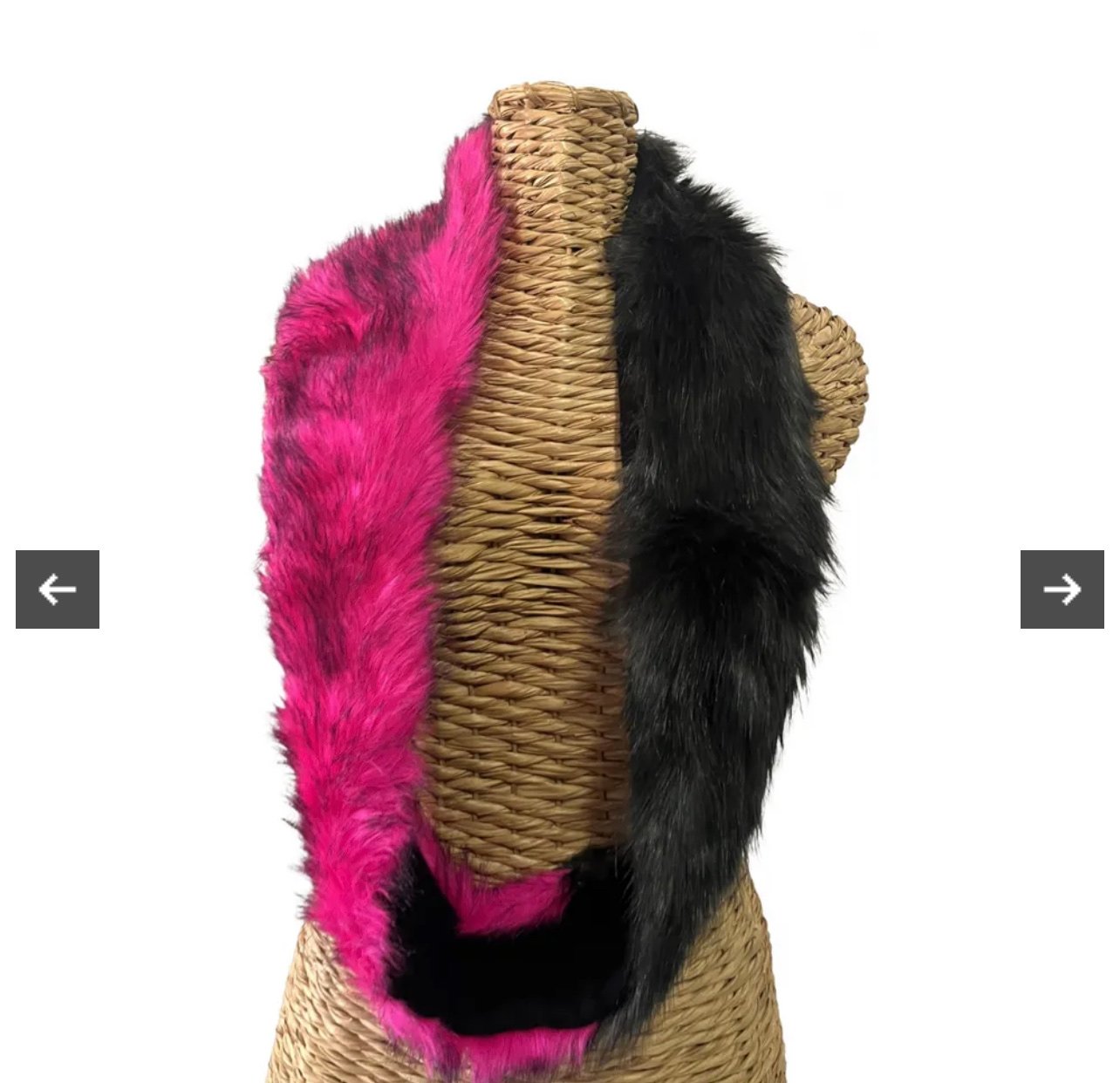 New Juicy Couture furry winter scarf