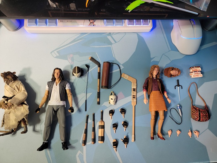 Neca TMNT April, Casey and Splinter