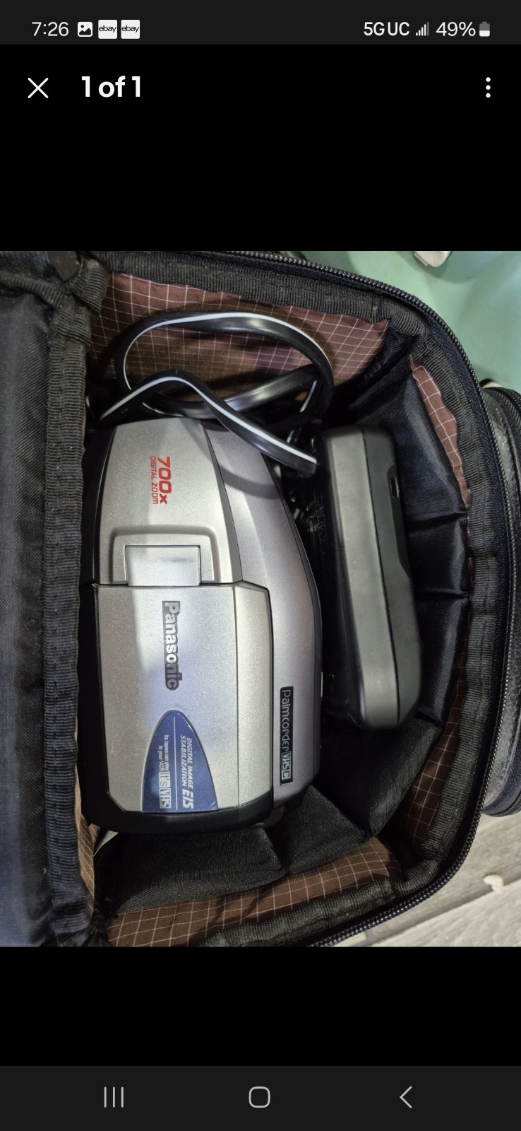 Panasonic Palmcorder PV-L352 VHS-C Analog Camcorder
