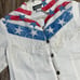 Vintage Roughrider USA Stars Fringe Western Button Up Shirt Junior Women’s Small