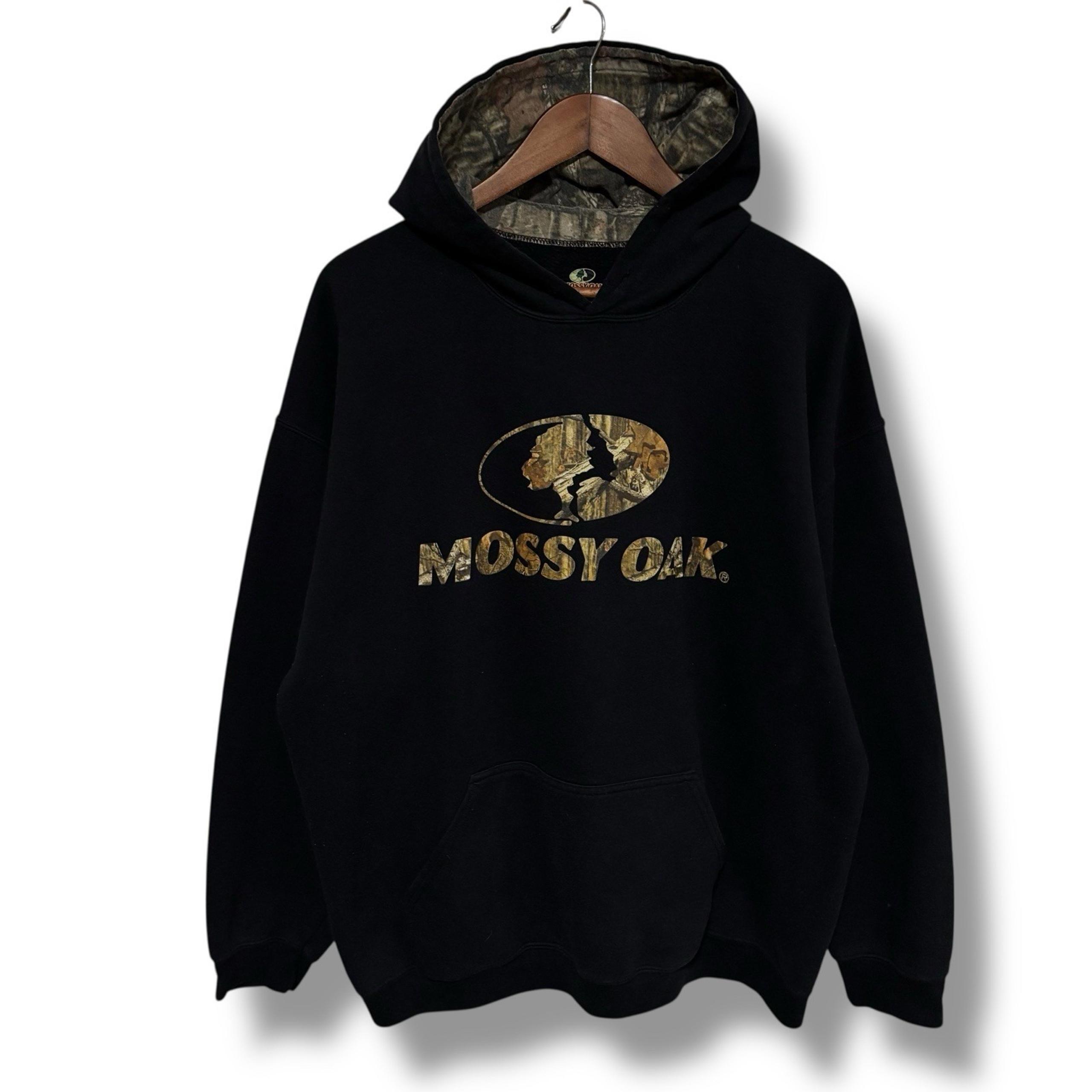 Mossy Oak Men's Camouflage Logo Pullover Hoodie Size XL