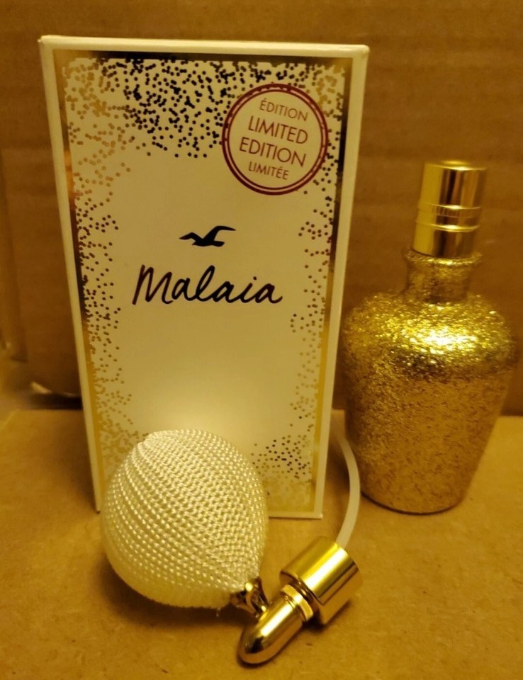 Hollister Malaia Perfume 2oz - 60ml Collectors RARE Vintage Limited Edition