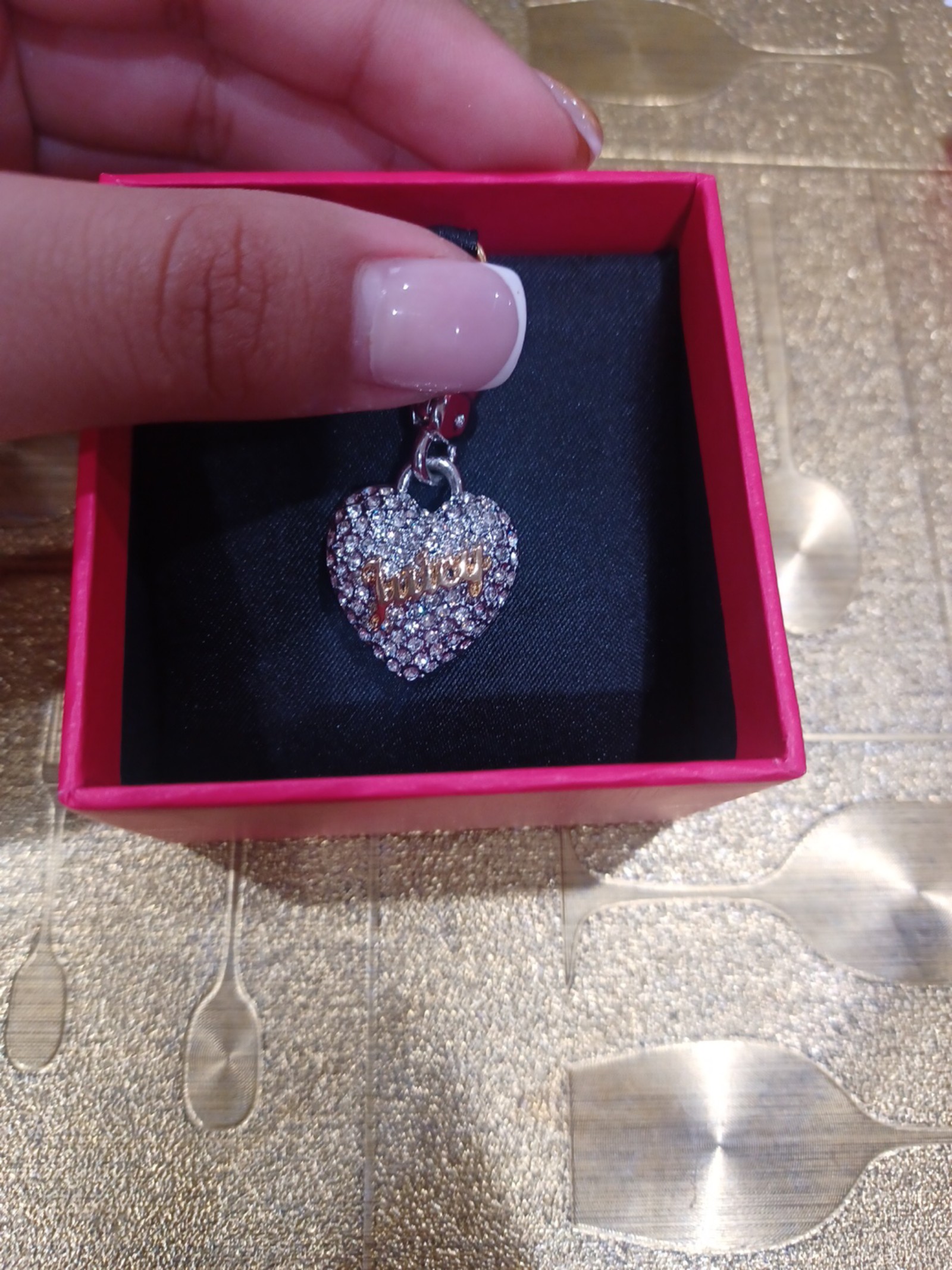 Juicy couture heart charm