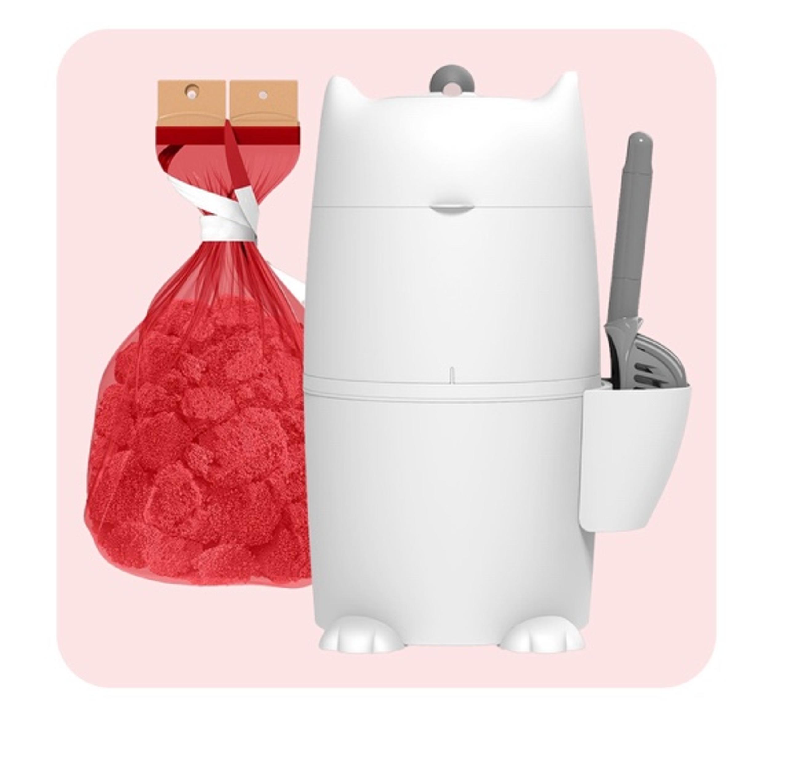 Kitty Twist’r Plus Cat Litter Trash Can Disposal System with Scooper/Refill Bags