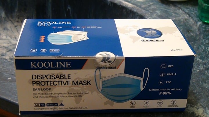 2000 Pcs 40 Sealed Boxes 3 Ply Medical Ear-Loop Face Masks ASTM L-1 Blue RFE 98%