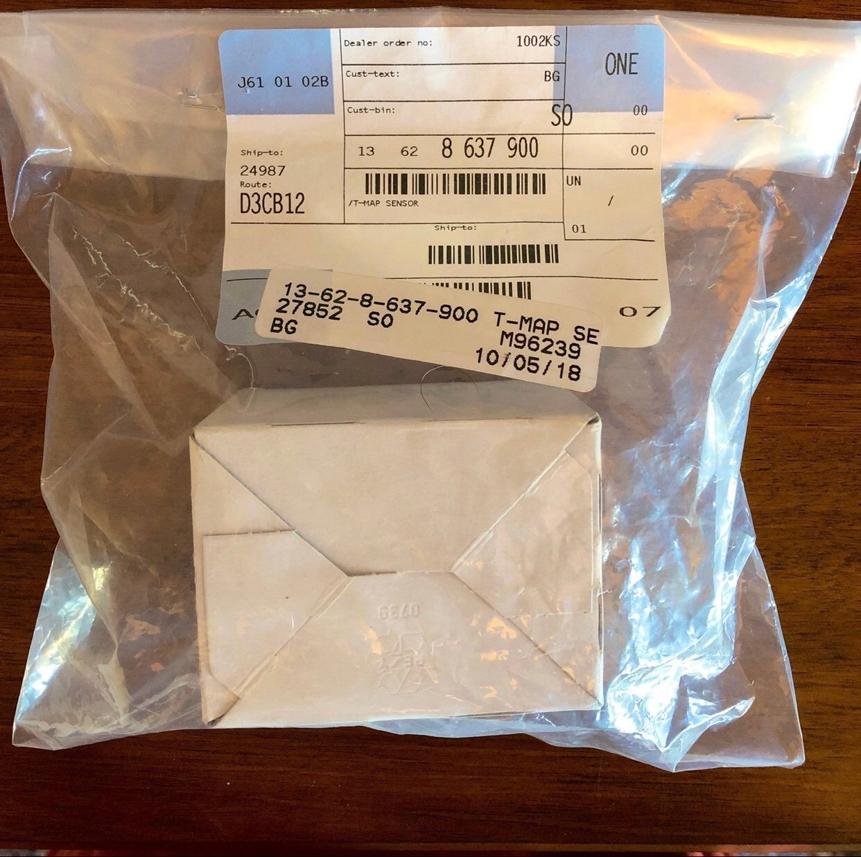 NIB BMW MAP Sensor #13628637900